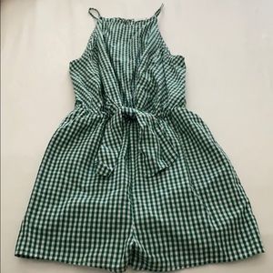 Gingham Romper